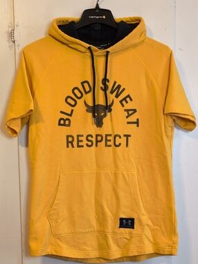 Under Armour Project Rock Hoodie Tee mens large